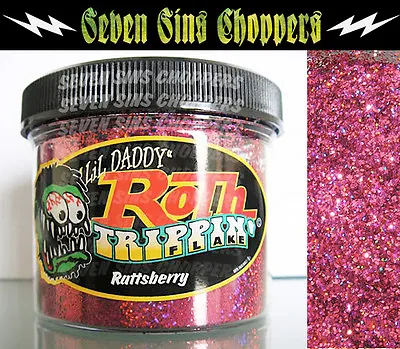 Roth Flake Trippin RATTSBERRY Chopper Hotrod Metalflake Sparkle Paint Gun • $16.95