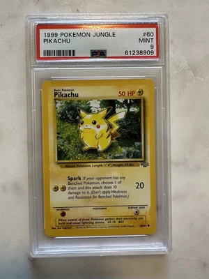 $15 • Buy Pokemon Pikachu Jungle 60 PSA 9