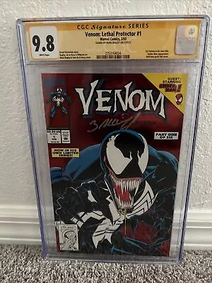 Venom Lethal Protector #1 CGC 9.8 SS Mark Bagley Signature Series Custom Label • $150