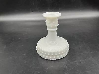 VTG Milkglass Hobnail Candle Holder • $10