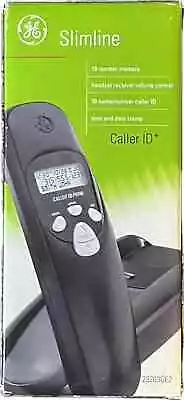 GE Corded Slimline Phone With Caller ID Black 29263GE2 - NEW (Open Box) • $27.99