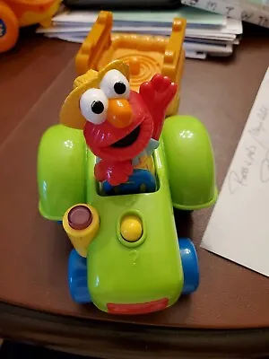 Vintage 2000 Elmo Sing Along Tractor Mattel • $13