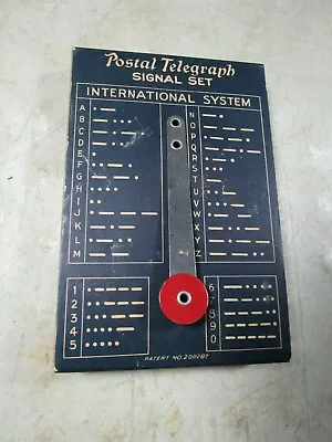 $75 • Buy Vintage/Antique 1930s Tom Mix Ralston Cereal Premium Postal Telegraph Signal Set
