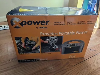 Xantrex XPower Powerpack 200 Plus Jumpstarter Jumpstart W Light & Air Compressor • $99