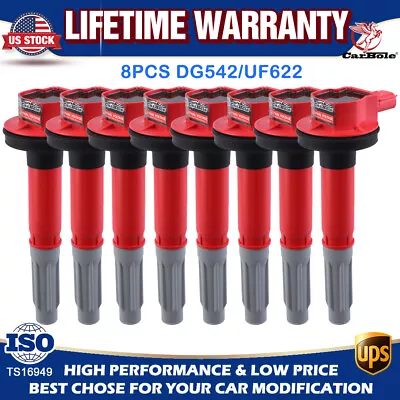 8Packs High Performance UF622 DG542 For Ford F150 Mustang 5.0L V8 Ignition Coils • $106.68