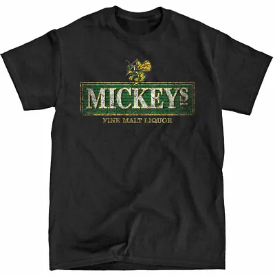 Mickeys Beer 40 Malt Liquor Black T-Shirt • $21.62