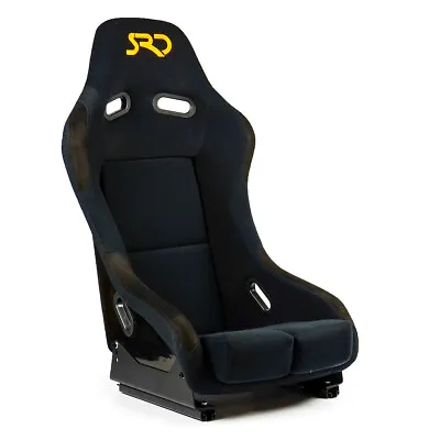 SAAS Seat SR2 Club Fixed Back FPR Black Large With Universal Mount Brackets SRD2 • $499