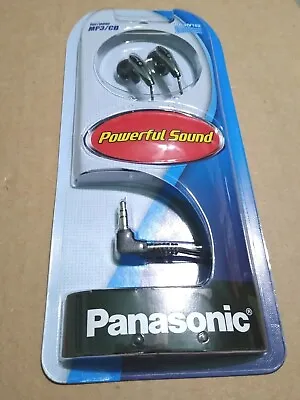 Panasonic RP-HV152 Earbuds Headphones Black For/Pour MP3/CD New Package. • $6