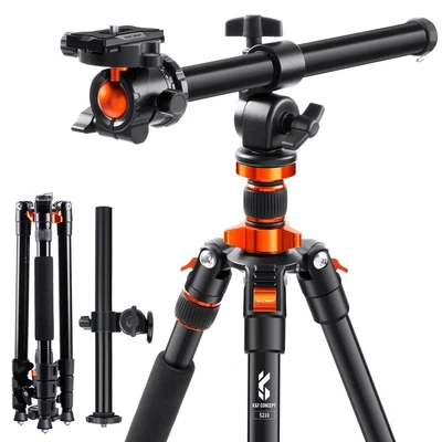 $129.99 • Buy K&F Concept Camera Tripod 78 Monopod Lightweight With Extension Arm Ball Head