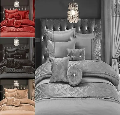 Designer CASABLANCA EMBROIDERED Lace Polyester Duvet Cover Set.Or Bed Spread Set • £27.99