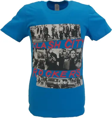 £16.99 • Buy Mens Blue Official The Clash Clash City Rockers T Shirt