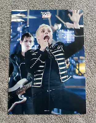 My Chemical Romance - Double-Sided Kerrang Poster - Gerard Way Frank Iero RARE! • £9.95