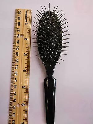 Small Black Metal Bristle Extension Fusion Weave Wig Hair Wire Cushion Brush  • $23.99