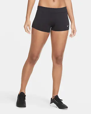 Nike Dri-Fit Compression Shorts Womens Black NWT 535657 Sz Medium Volleyball NEW • $20