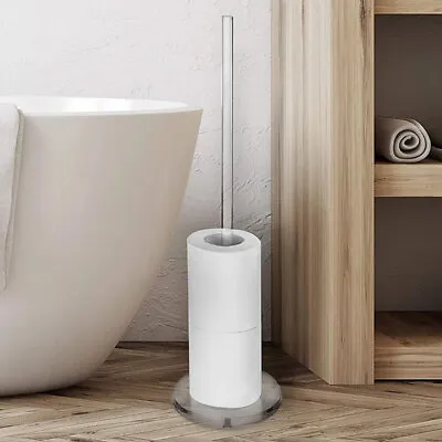 Freestanding Toilet Paper Holder Vertical Toilet Paper Storage Rack For Bathroom • $14.69