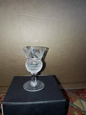 Edinburgh Crystal Sherry Glass Shaped Like A Thistle1950's • £30