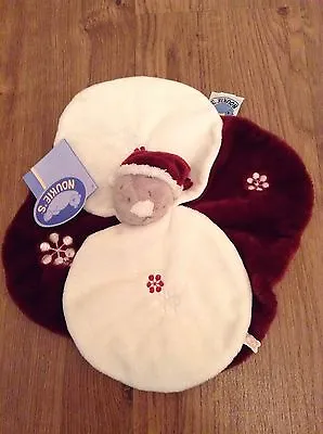 £24.99 • Buy Noukies Nouky Red White Baby Doudou Christmas Comforter Blanket Blankie Plush BN