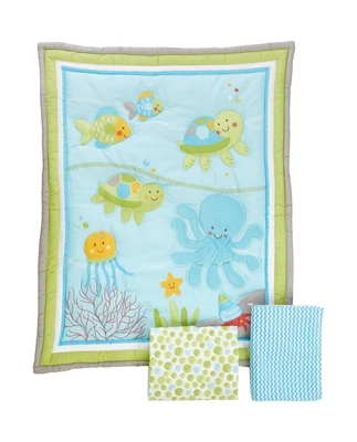 $83.85 • Buy NoJo Little Bedding Ocean Dreams 3 Piece Crib Bedding Set