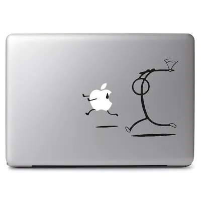 Chasing Apple Funny Vinyl Decal Sticker For Macbook Air Pro 11 13 15 17  Laptop • $7.70