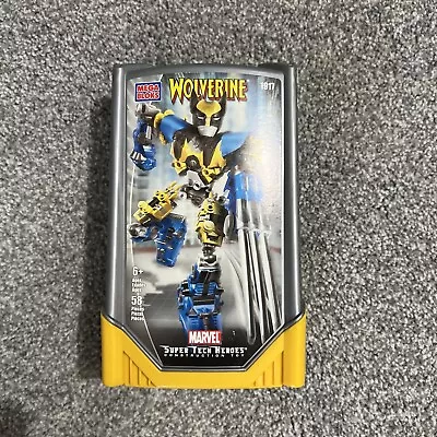 Nib 2004 Mega Bloks Marvel Wolverine Super Tech Hero Construction Toy #1917  • $24.99