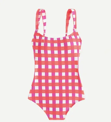 J Crew Women's Wide Strap One Piece Bathing Suit Ao969 Size 2 $118 • $30