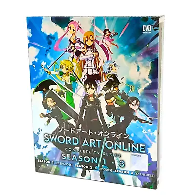 Anime DVD Sword Art Online English Dubbed Complete Season 1 2 3 (Vol. 1-96 End) • $49.99