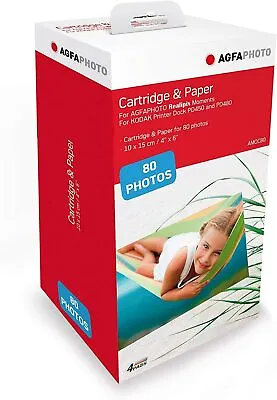 $14.99 • Buy Agfaphoto Photo Printer & Instant Camera Cartridges, All-in-One Paper & Ink