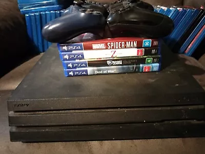 PS4 Pro With Two Controllers And 4 Games.  • $320