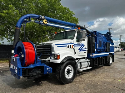 $89000 • Buy 2008 Sterling L8500 Vac-con  Vacuum Jetter Combo Truck