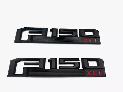 Black&Red Side Fender Badge For F-150 XLT Emblem • $19.99