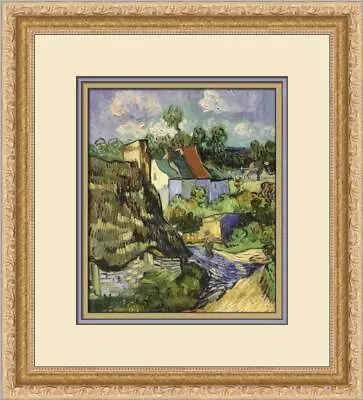 Vincent Van Gogh House Of Auvers Custom Framed Print  • $65