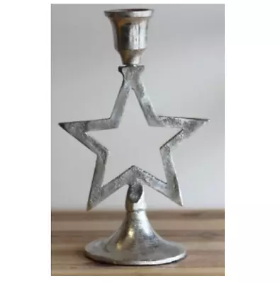 Metal Star Candelabra 19cm - Perfect Christmas Table Decoration • £15.99