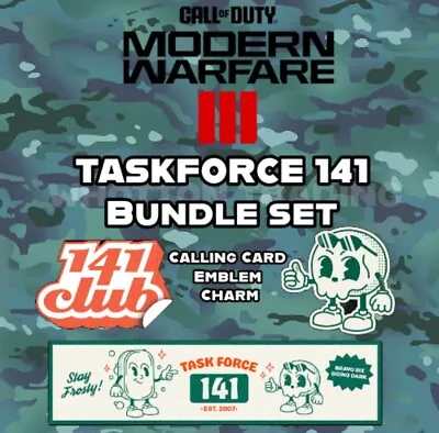 Call Of Duty Modern Warfare 3 MW3 Task Force 141 Bundle Bone-A-Fide RARE COD • £37.99