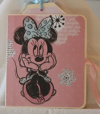 Minnie Mouse File Folder Mini Album Folio With Autograph Tags • $20