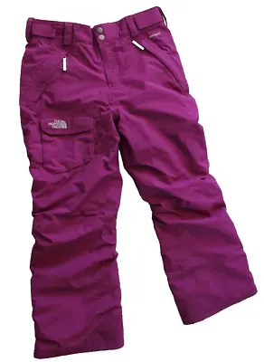 $35 • Buy THE NORTH FACE Hyvent Snowboard/ Ski Pants Girls Size Large 14/16  Purple
