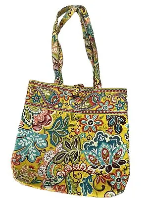 Vintage Vera Bradley ‘Cassidy’ In Provencal Yellow Floral Purse Bag • $13.99