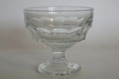 Davidson JACOBEAN Pressed Glass - 5 X Champagne / Cocktail Glass / Sundae Dishes • £18.95