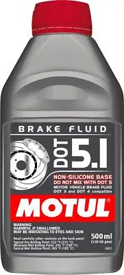 Motul DOT 5.1 Brake Fluid - 1/2 L. - 8070HC • $23.40