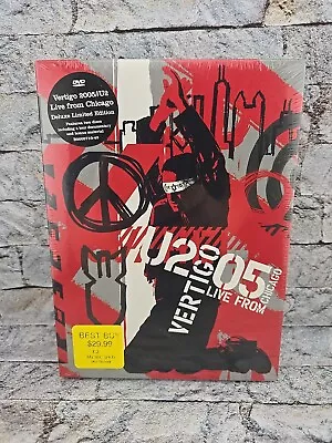 U2 - Vertigo 2005: Live From Chicago (DVD 2005 Deluxe Edition) Sealed NIP  • $20