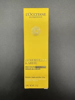 L’Occitane Immortelle Karite Pro Youth Neck Care Serum-in-cream 1.7oz Brand New • $52