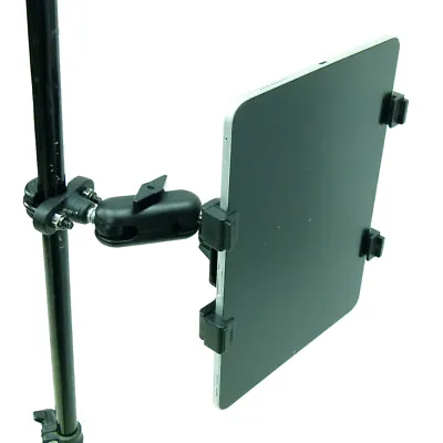 Secure Metal U-Bolt Music / Mic Stand Holder Mount For Apple IPad Pro 11  (2020) • £32.99