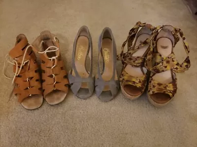 Lot Of 3 Sandals UGG Butter Couleur Pourpre 6.5 7 • $50