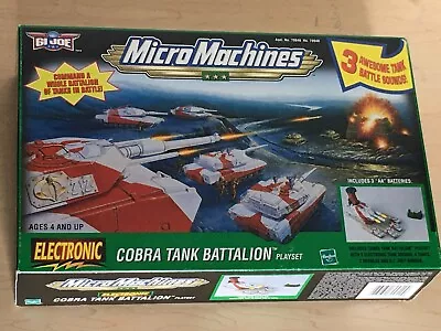 GI Joe Vs Cobra Micro Machines – Cobra Tank Battalion. 8 Piece Set. NEW IN BOX • $100