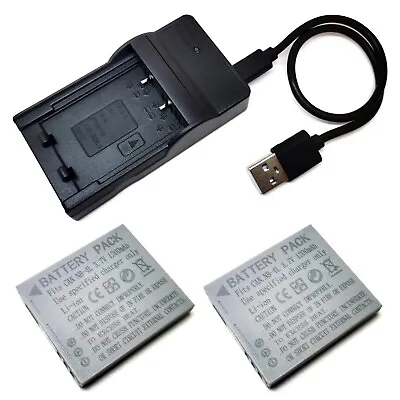 Battery Pack / USB Charger For Canon IXUS 130 115 HS 220 HS 230 255 HS NB-4L New • $19.98
