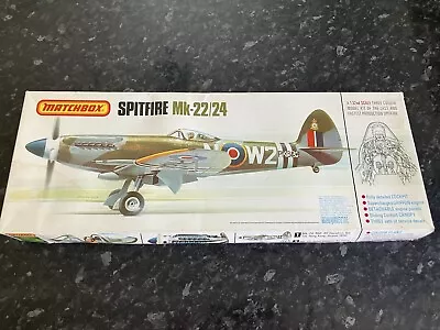Matchbox 1/32 VICKERS SUPERMARINE Spitfire Mk 22/24 Model Kit PART-BUILT Fighter • £15