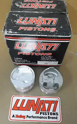 Lunati 141PX5SD-25N 2618 Forged 18* Pistons 4.130  Bore 1.445  C/D -25CC Dish • $374.99