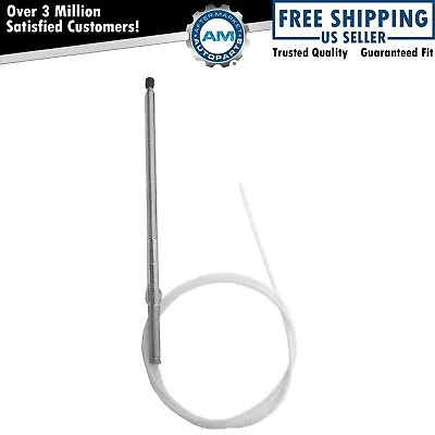 Power Radio Receiver Antenna Mast Chrome And Cable For 94-03 Saab 900 9-3 • $22.15
