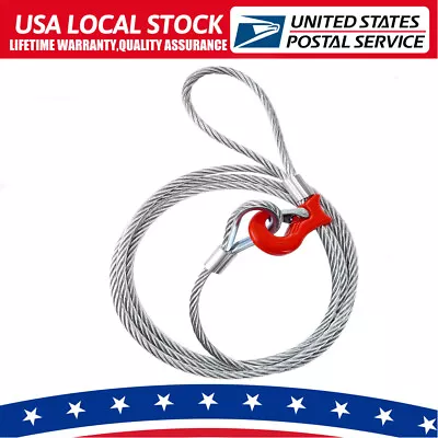 Single Leg Wire Rope Sling Choker 2.5T/5500Lbs  8.2 FT RIGGING CABLE Winch Cable • $52.99