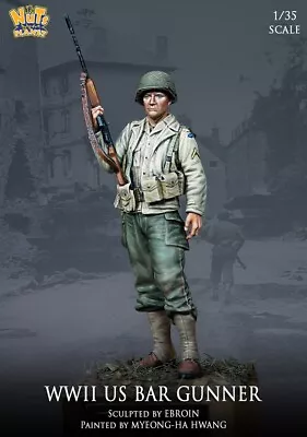 Nutsplanet WW2 US BAR Gunner Unpainted 1/35th Resin Kit • £16.99