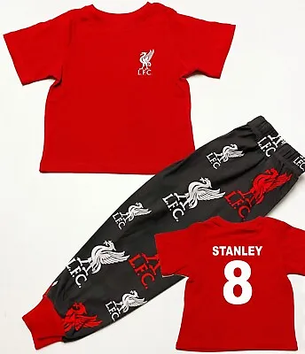 £9.95 • Buy LIVERPOOL Football Club Boys Pyjamas Pjs Sleepwear Can Be Personalised 
